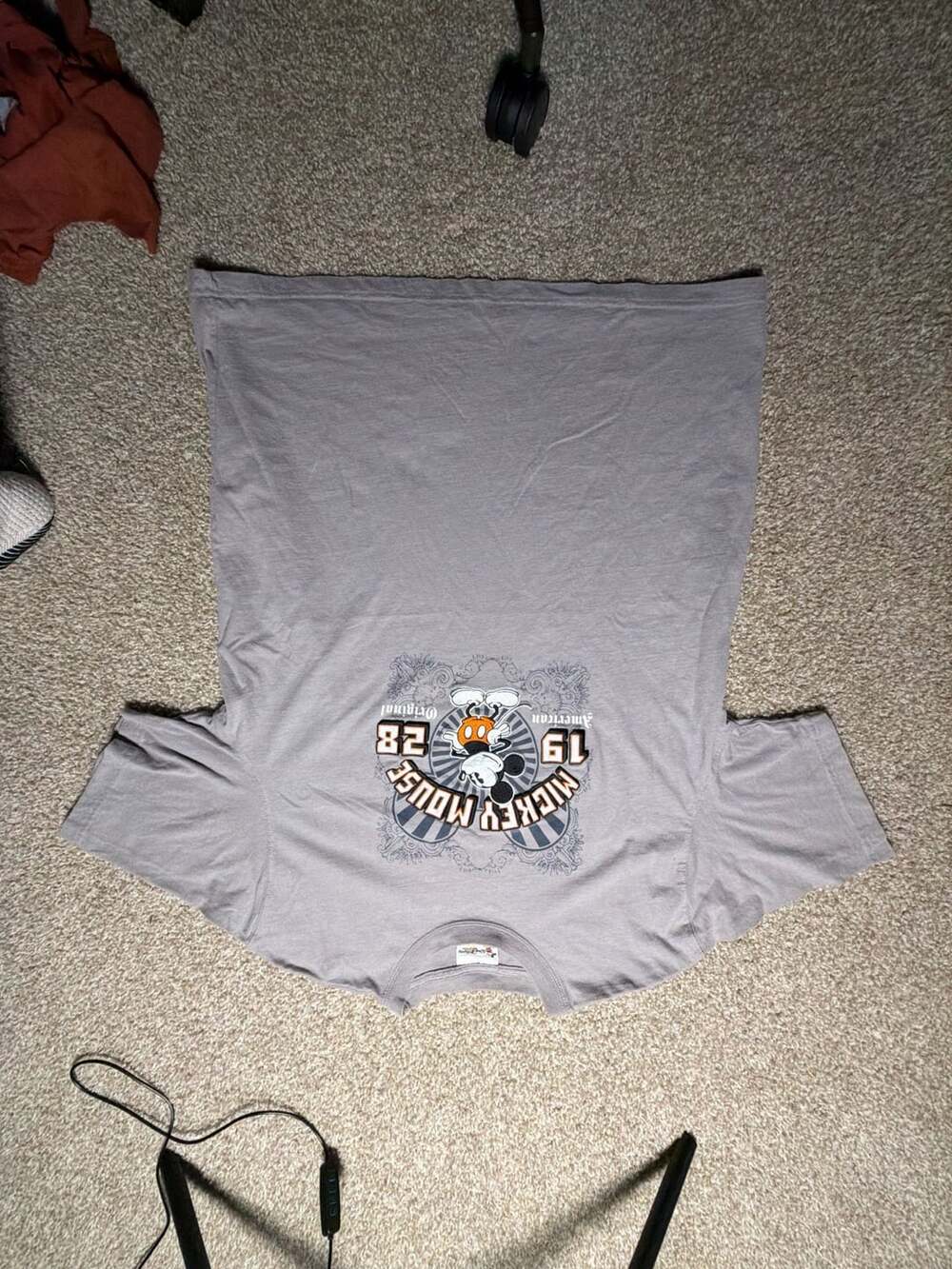 Disney Mickey Mouse Graphic T-Shirt Gray